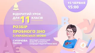 Розбір пробного ЗНО-2020 з української мови. Відповіді