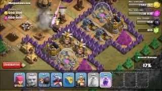 Clash of Clans Megamansion Campaign using TH7 Troops