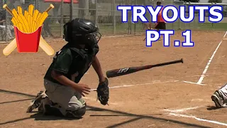 LUMPY GETS HIT WITH A BAT AT TRYOUTS! | Team Rally Fries #22