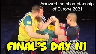 ★ FINALs ★ Left hand ★ day1 ★ Europian championatchip of armwrestling ★ 2021