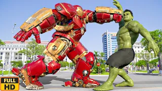 Hulk vs HulkBuster 23rd Century Battle | Battle Scene | Movie CLIP HD