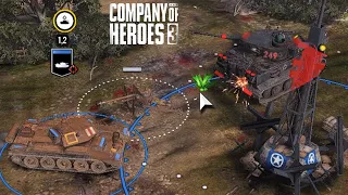 A FURIOUS TIGER APPEARED TO SPREAD DEATH AND DESTRUCTION! | Company of Heroes 3