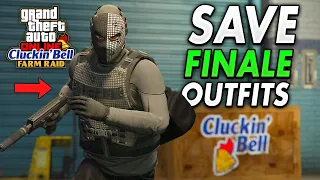 How To Save HEIST FINALE Outfits in GTA Online! (Cluckin' Bell Farm Raid Outfits)