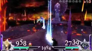 Dissidia Duodecim 012 Final Fantasy - Cloud's Finishing Combo