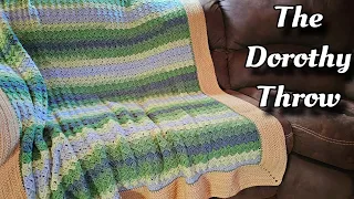 Easy Yet Beautiful Crochet Blanket Tutorial  - The Dorothy Throw