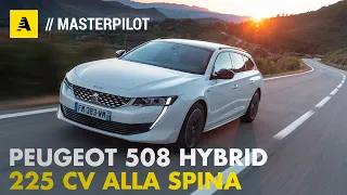 PEUGEOT 508 HYBRID 2020 | 225 CV e 54 km di autonomia in elettrico. Prova, pregi e difetti