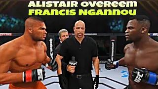 UFC 4 Alistair Overeem Vs Francis Ngannou - Shocking #UFC MMA Heavyweight Fight English Commentary