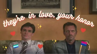 house and wilson being totally platonic for almost five minutes "straight"
