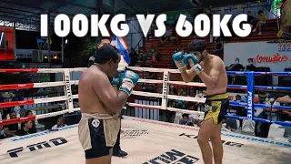 100kg VS 60kg MUAY THAI