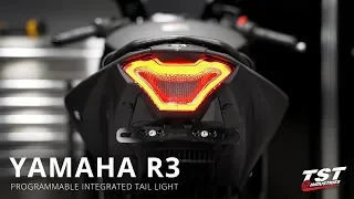 How to install a Programmable Integrated Tail Light on a 2019+ Yamaha R3 by TST Industries