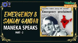 Maneka Gandhi | Emergency – Why Blame Sanjay Gandhi? | #Untoldstories | #Talkies Ankahi - 2