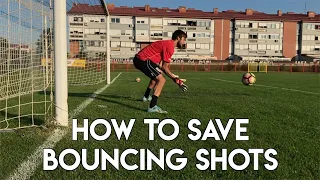 HOW TO SAVE DIFFICULT SHOTS IN SOCCER - dipping shots, volleys, bouncing shots