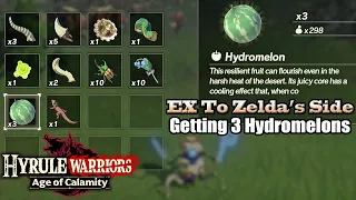 Hyrule Warriors: Age of Calamity - EX To Zelda's Side - Getting 3 Hydromelons