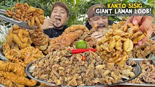 Giant "CHICHARON LAMAN LOOB ng BABOY", KANTO SISIG na TUMBONG at GINABOT!