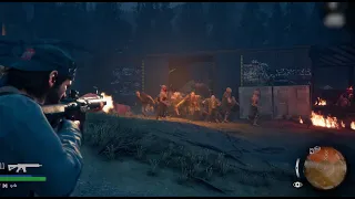 Testing the napalm molotov on the Chemult horde | Days Gone