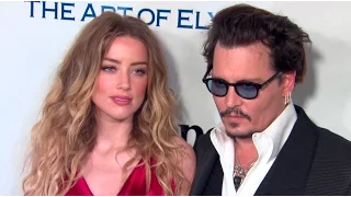 Amber Heard, Johnny Depp, Christina Hendricks at The Art of Elysium Charity Gala 2016