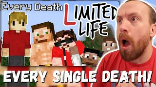 WATCHING EVERY DEATH on LIMITED LIFE SMP! (REACTION!) GameOmatic