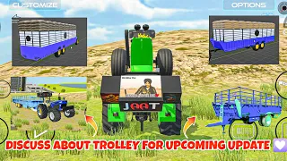 How to use this Johndeere Trolley in Indian vehicles simulator 3d|Indian tractor game#tractorgame