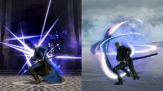【Devil May Cry 4 SE】【Devil May Cry 5】 Mod バージル 比較 閻魔刀 幻影剣　Vergil Comparison Yamato Summoned Swords