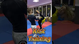 Kick training wkf karate Anzhelika Terliuga  #kumite