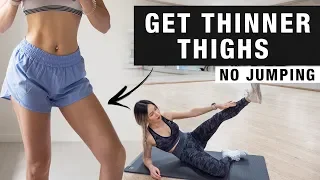 LOSE THIGH FAT Workout To Get Slimmer Inner Thighs | No Jumping 15 mins Thinner Thighs