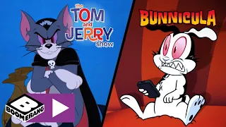 Tom și Jerry + Draculaș, vampirul iepuraș | Halloween | Cartoonito