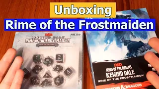Unboxing Rime of the Frostmaiden: Miniatures and Miscellany