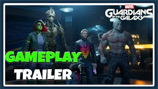 Marvel's Guardians Of The Galaxy Combat And Exploration Gameplay