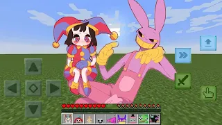 HAPPY DAY with POMNI and JAX | The amazing digital circus in minecraft