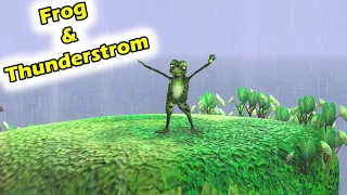 Frog Dance Meme. Crazy Frog Dance Meme In The Rain. Frog Dance as Patila Missed The Stranger.