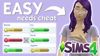 EASIEST way to fill needs in the Sims 4 🌡️ || #shorts