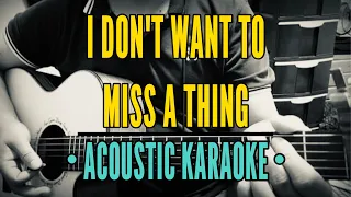 I Don't Want To Miss A Thing - Music Travel Love / Aerosmith (Acoustic Karaoke)