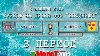 ХК "МОЛОТ"01-02 Чебаркуль - ХК "ЮНИОР"01-02 Троицк 3 период