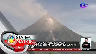 Bulkang Mayon, planong pailawan; pagpapalipad ng hot air balloon sa Legaspi, target din | SONA