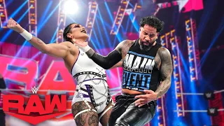 JEY USO Brutally Attack RHEA RIPLEY On Monday Night Raw | Jey Uso Attack Rhea Ripley
