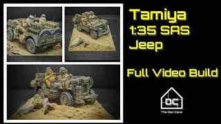 Tamiya 1:35 SAS Jeep - Full Video Build