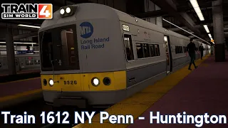 Train 1612 NY Penn - Huntington - LIRR Commuter - M3 - Train Sim World 4