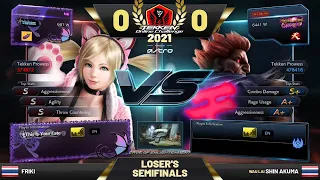 Friki (Lucky Chloe/Zafina) vs WAU LAI Shin Akuma (Akuma) TOC2021 Southeast Asia Regional Finals: LSF