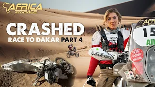 Appalling day - crashed and totally lost in the desert racing to Dakar Senegal