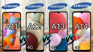 Galaxy A14 4G Vs Galaxy A13 4G Vs  Galaxy A12 4G Galaxy A11 4G| Full Specifications (2023)