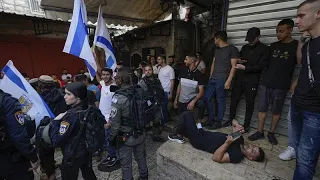 Jerusalem-Tag: Nationalisten und 2 Minister provozieren mit Flaggenmarsch
