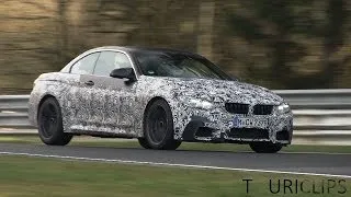 BMW M4 Cabriolet spied testing on the Nürburgring Nordschleife!