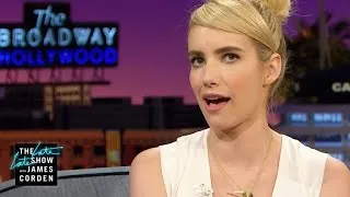 Emma Roberts Is No Fan of Sweat Stache