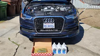 C7 Audi A6 3.0T ZF8 Transmission Fluid And Filter Service