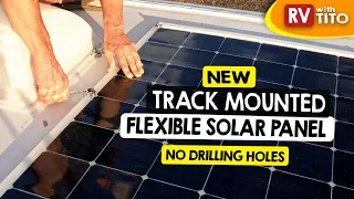 BEST WAY in 2021 to INSTALL FLEXIBLE SOLAR PANELS on RV - NO DRILLING