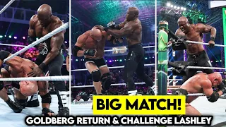 Goldberg return and challenge Bobby Lashley for WWE championship at Summerslam 2021