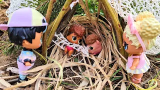 FOUND THE BABY'S HOUSE LOL👶 IN THE FOREST AND ALMOST DROWNED ( Funny dolls LOL LOL surprise cartoon