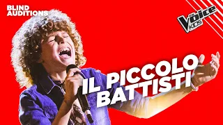 Michele OMAGGIA Battisti con “Pensieri e Parole” | The Voice Italy Kids | Blind Auditions