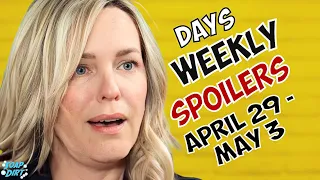 Days of our Lives Weekly Spoilers April 29-May 3: Nicole Torn & 2 Exits! #dool #daysofourlives