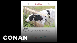 Tinder For Cows | CONAN on TBS